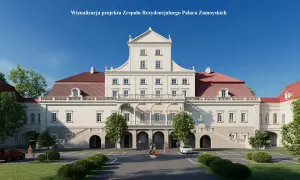 Wizualizacja Pałacu Zamoyskich w Zamościu. Sprawdź cennik zwiedzania i odkryj historię!
