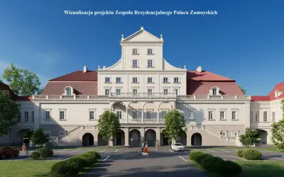 Wizualizacja Pałacu Zamoyskich w Zamościu. Sprawdź cennik zwiedzania i odkryj historię!