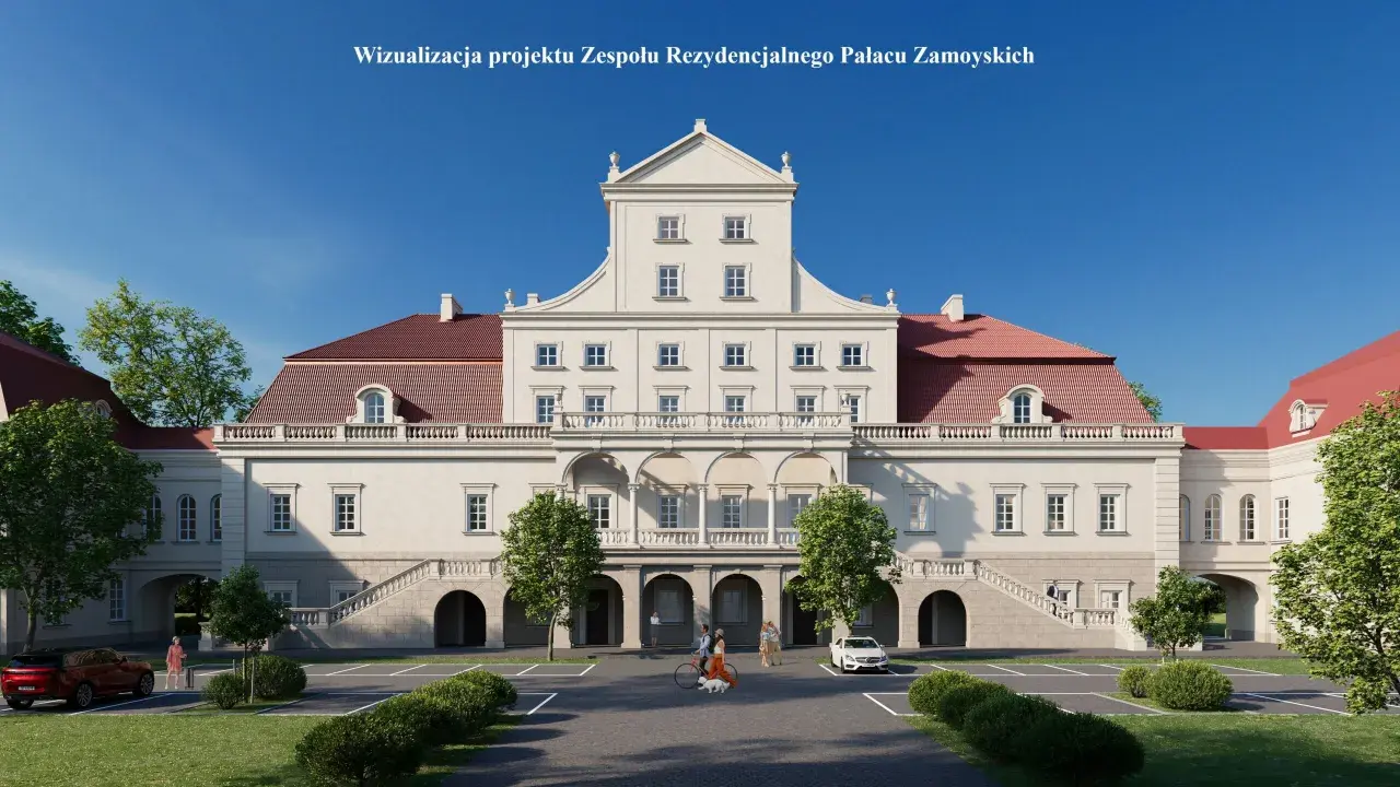 Wizualizacja Pałacu Zamoyskich w Zamościu. Sprawdź cennik zwiedzania i odkryj historię!