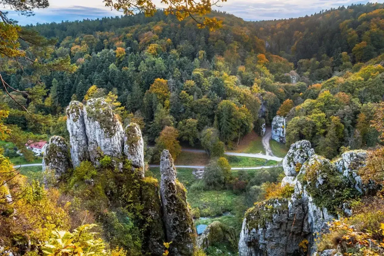 Ojcowski Park Narodowy: wapienne skały, jesienne lasy i ukryte doliny. Ciekawostki przyrodnicze i krajobrazowe.